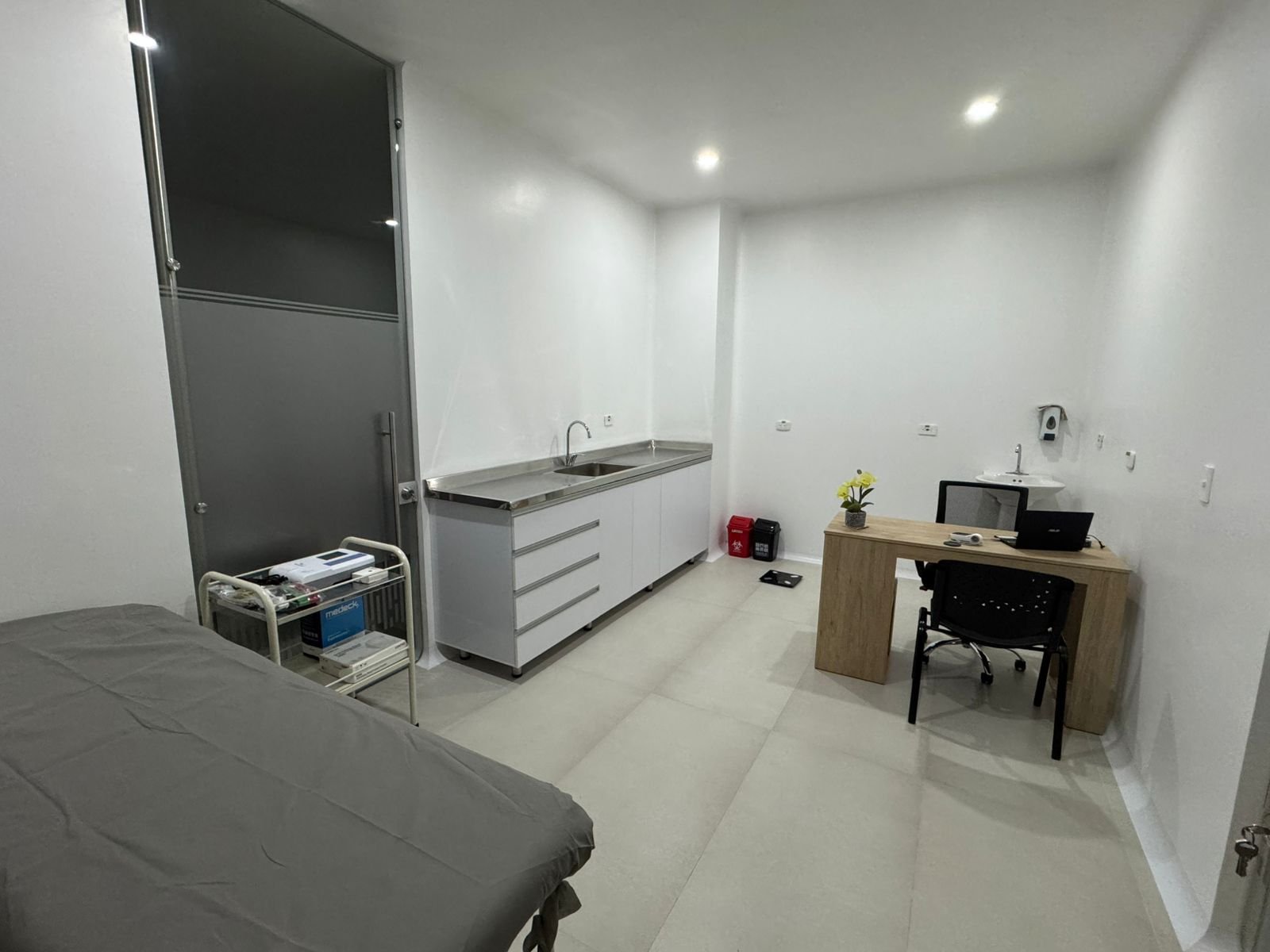 Fotografia de la sala de procedimientos